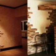 Finition en pierre artificielle dans l'appartement: quel est l'avantage