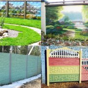 Beton çit nasıl boyanır: seçim yapın