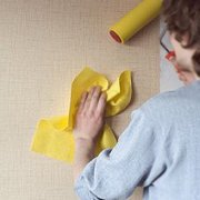 Preparing Styrofoam for Wallpapering