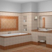 Finishing a bathroom with tiles: material selection and installation