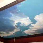 How to paint the ceiling with acrylic paint yourself