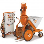 Plastering machine: as used by masters