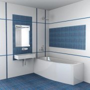 Sådan dekoreres væggene i badeværelset: hvilke materialer er egnede
