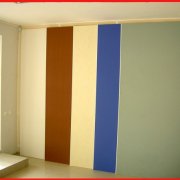 Lining the walls of fiberboard panels - how to do it