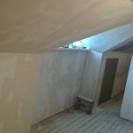Attic finishing: part 3 - do you need to putty plasterboard for wallpaper
