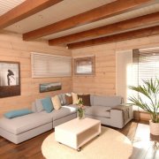 How and how to paint a wooden house inside