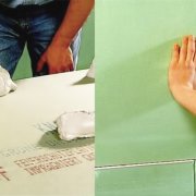Com enganxar papeix sec a les parets: vídeo, fotos, instruccions
