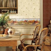 Cách dán tường trong nhà bếp - các loại giấy dán tường và các tính năng của chúng