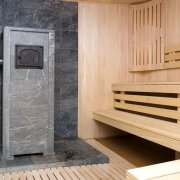Ladrillo que recubre la estufa de la sauna: paso a paso