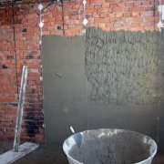 Let's consider how to plaster cement-sand mortar