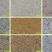 Mosaic plaster: mga uri ng materyal