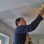 How to plaster the ceiling: do it yourself