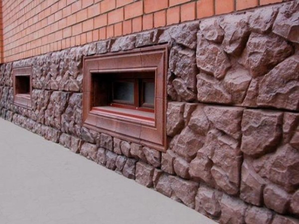 Artificial stone basement