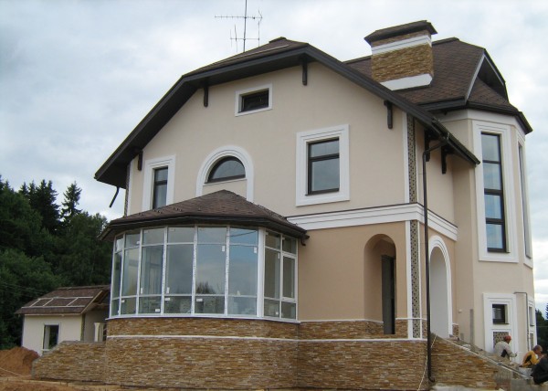 Option de décoration de la maison en stuc