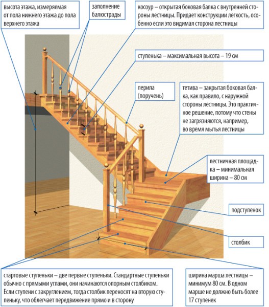 أنواع السلالم