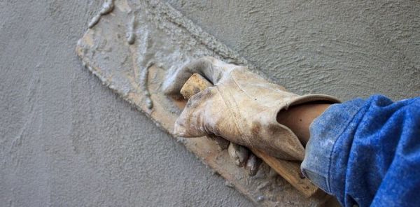 Azbestová cementová omietka