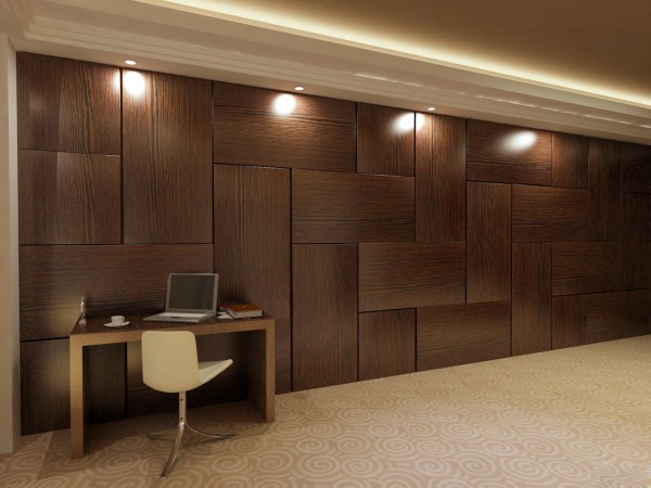 Interiøret beskåret med MDF-paneler bliver en æstetisk og ædel dekoration af dit hjem