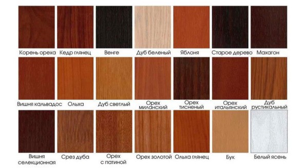 Une large gamme de couleurs de panneaux MDF imitant le bois naturel. La bonne couleur peut être adaptée à n'importe quel concept de design.
