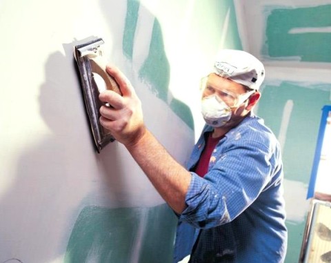 Limpeza de drywall após a aplicação de massa