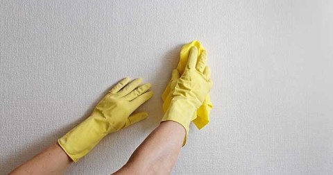 Non-woven wallpaper is resistant to daily wet cleaning.