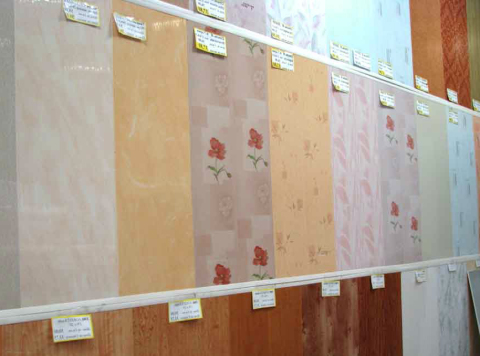 PVC panels for walls