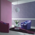 Ruang tamu ungu