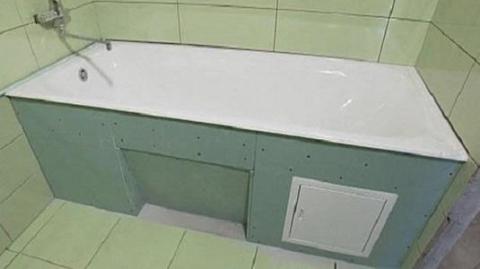 Екран за баня с гипсокартон