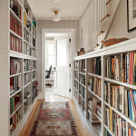 Bookcase in the hallway