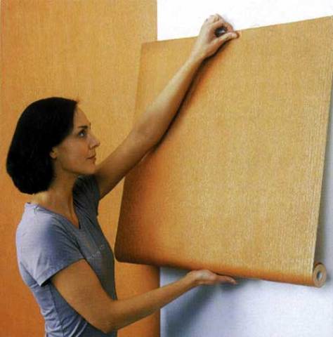 Self-adhesive wallpaper how to glue according to technology