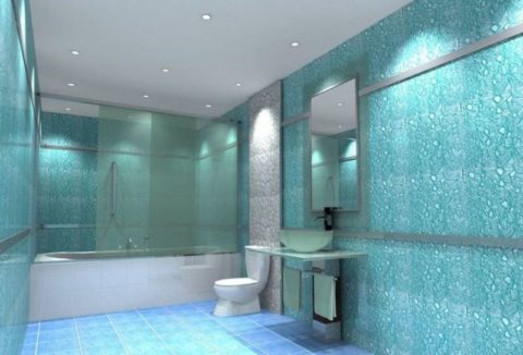 Salle de bain en fibre de verre