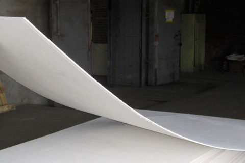Drywall arqueado flexible. Espesor - 6 milímetros