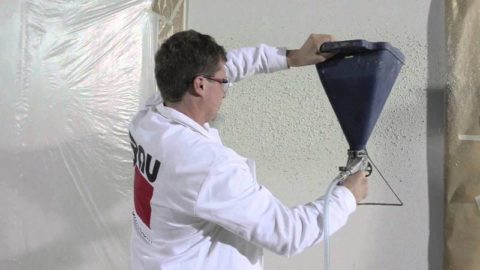 Ang mekanisadong pamamaraan ng paglalapat ng pandekorasyon na plaster