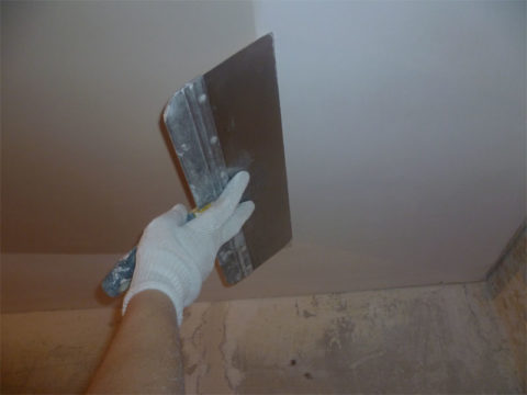 Drywall plastering