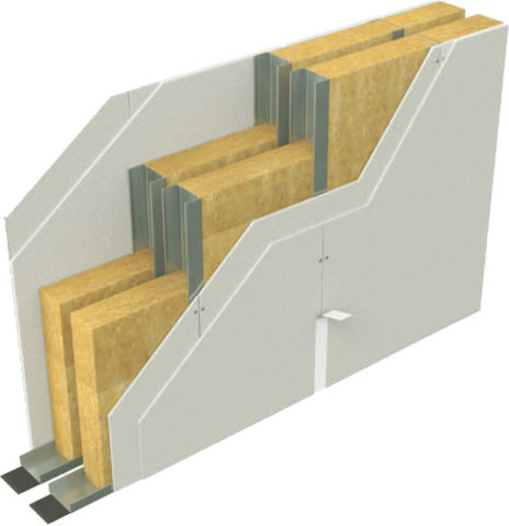 Soundproof partition structure with double split frame