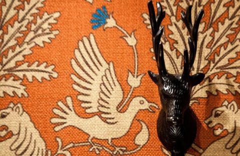 Tekstilės tapetų tekstūra