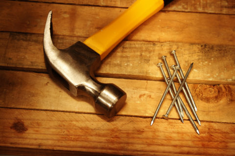 Hammer and nails