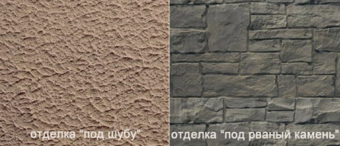 Uitvoering van steenpleisters voor verschillende soorten texturen