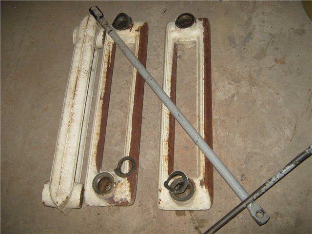 Cloison de radiateur avec remplacement du joint de section