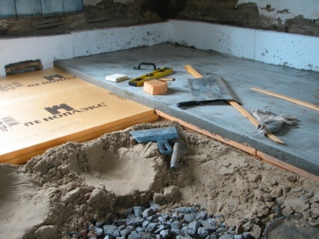 Подготовка на почвата за подова замазка