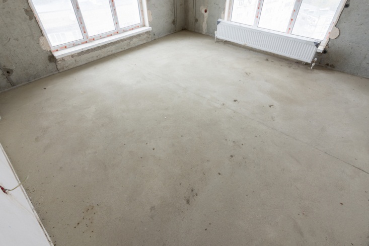 Do-it-yourself rough floor screed